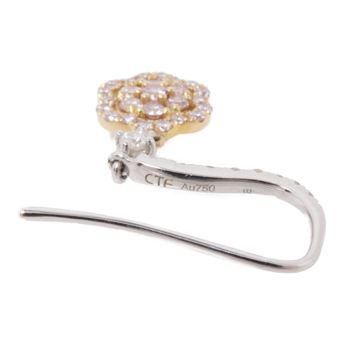 JEWELRY Diamond Earrings 18K White/Pink Gold