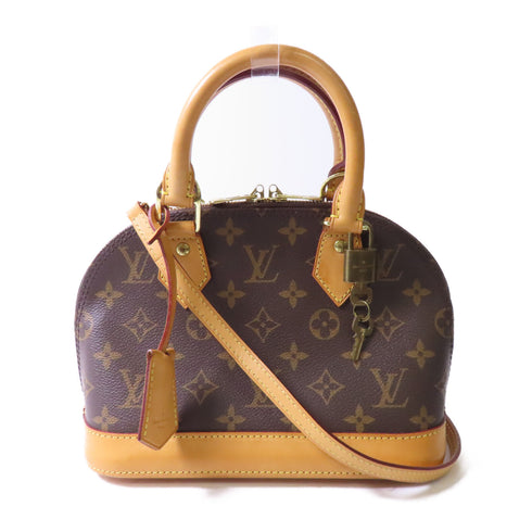 LOUIS VUITTON LV GHW Alma BB 2Way Shoulder Hand Bag Monogram M46990 Brown