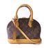LOUIS VUITTON LV GHW Alma BB 2Way Shoulder Hand Bag Monogram M46990 Brown