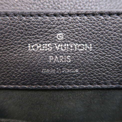 LOUIS VUITTON LV SHW Lock Me Backpack M41815 Calfskin Leather Black