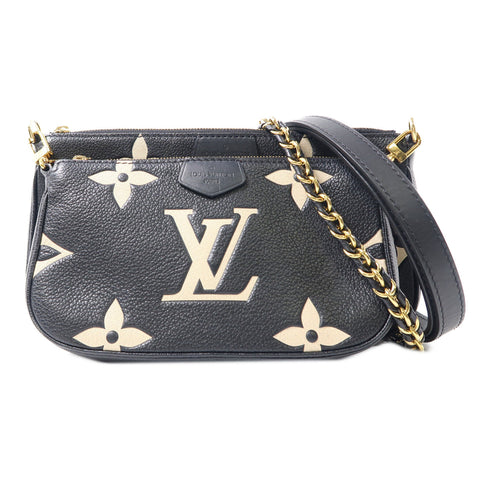 LOUIS VUITTON Multi Pochette Accessoires Shoulder Bag M45777 Empreinte Black