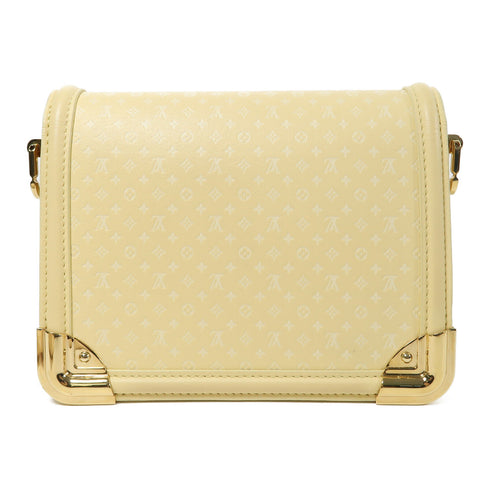 LOUIS VUITTON LV GHW Mini Dauphine Shoulder Bag M22597 Calfskin Leather Yellow