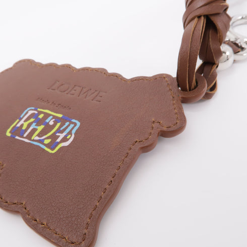 LOEWE SHW Charm Calfskin Leather Brown