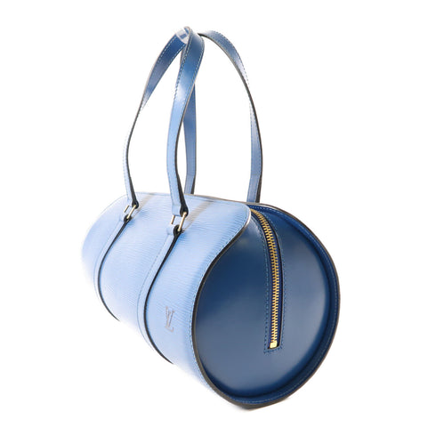 LOUIS VUITTON LV Soufflot Handbag M52225 Epi Blue v3