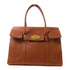 MULBERRY GHW Hand Bag Calfskin Leather Brown