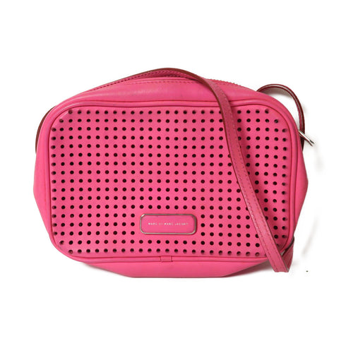 MARC JACOBS SHW Shoulder Bag Calfskin Leather Pink