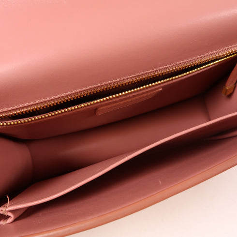 Christian Dior CD GHW Montaigne 30 Shoulder Bag Calfskin Leather Pink