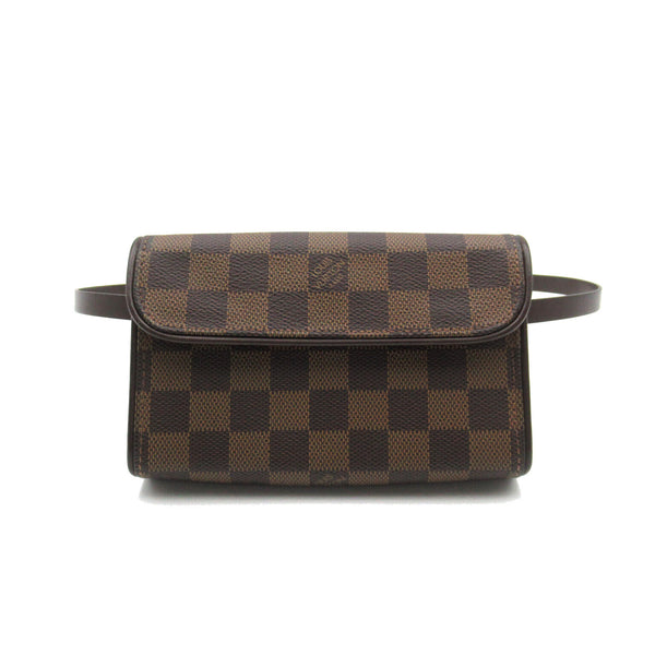 LOUIS VUITTON LV GHW Pochette Florentine Waist Bag N51856 Damier Brown