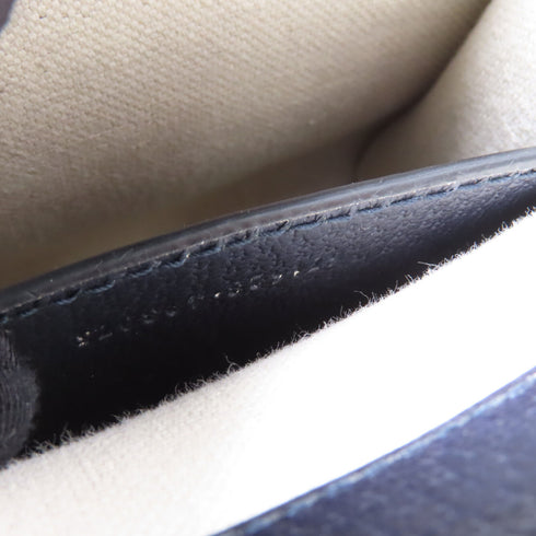 GUCCI GG SHW Mini Tote 2way Shoulder Bag 671623 Coated Canvas Blue Beige