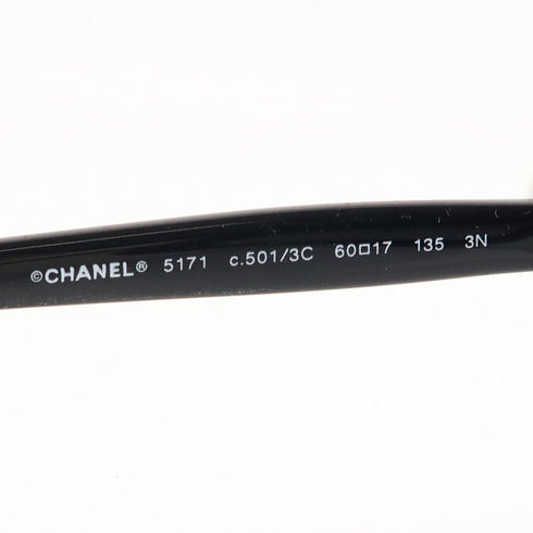 CHANEL CC Sunglasses PVC Black v4