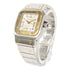 CARTIER Santos Galbee Automatic Watch 2423 18K Yellow Gold/Stainless Steel White