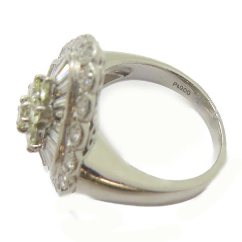 FINE JEWELRY 1.74ct Diamond Ring PT900 Platinum US#5.75