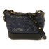 CHANEL Quilted CC SHW Gabrielle Small Chain Shoulder Bag Calfskin Leather Blue