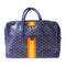 GOYARD SHW Ambassade MM Handbag Coated Canvas/Leather Blue