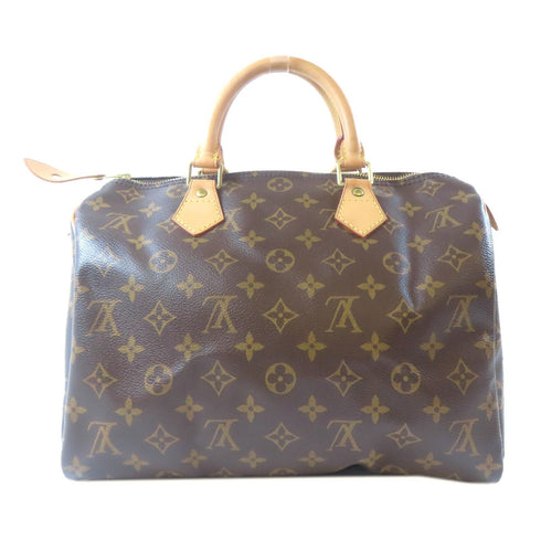 LOUIS VUITTON LV GHW Speedy 30 Handbag Boston Bag M41526 Monogram Brown v7