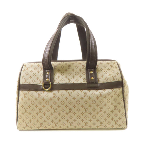 LOUIS VUITTON LV GHW Josephine GM Shoulder Handbag M92212 Monogram Mini Beige
