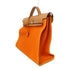 HERMES PHW Herbag GM 2 Way Shoulder Bag Handbag Canvas Orange