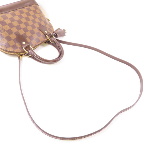 LOUIS VUITTON LV GHW Alma BB 2 Way Shoulder Hand Bag N41221 Damier Ebene Brown v1