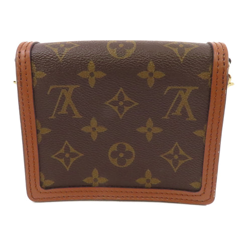 LOUIS VUITTON LV GHW Micro Dauphine Chain Shoulder Bag M82749 Monogram Reverse