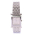 HERMES SHW Medium Heure H Quartz Watch Stainless Steel White Silver Tone Color