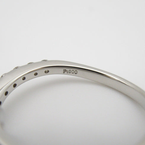 FINE JEWELRY 0.1ct Diamond 0.3ct Diamond Ring PT900 Platinum US#5 JP#9