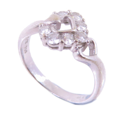 FINE JEWELRY 0.33ct Diamond Ring US#4.75 18K White Gold