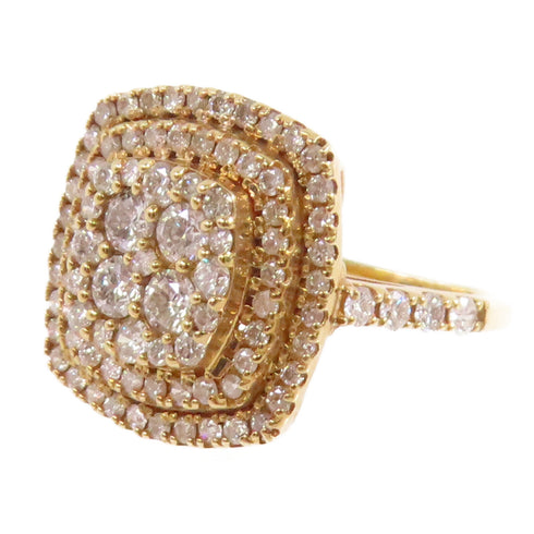 JEWELRY Diamond Ring US#4 Ring 18K Yellow Gold