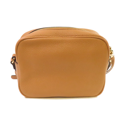 GUCCI GG GHW Soho Shoulder Bag Crossbody Calfskin Leather 308364 Beige