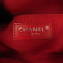 CHANEL Quilted CC SHW Chain Shoulder Bag Crossbody Calfskin Leather Red