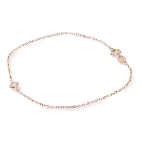 JEWELRY Diamond Bracelet 18K Pink Gold v1