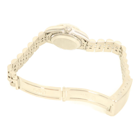 ROLEX Datejust 26mm Diamond Automatic Watch #79174G 18KWG Stainless Steel Silver