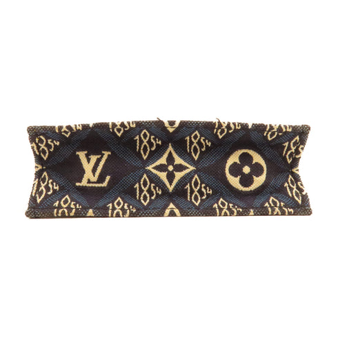 LOUIS VUITTON LV GHW Petit Sac Plat 2 Way Shoulder Bag M80288 Canvas Leather