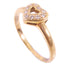 Fine JEWELRY 0.07ct Diamond Ring US#5.25 18K Yellow Gold
