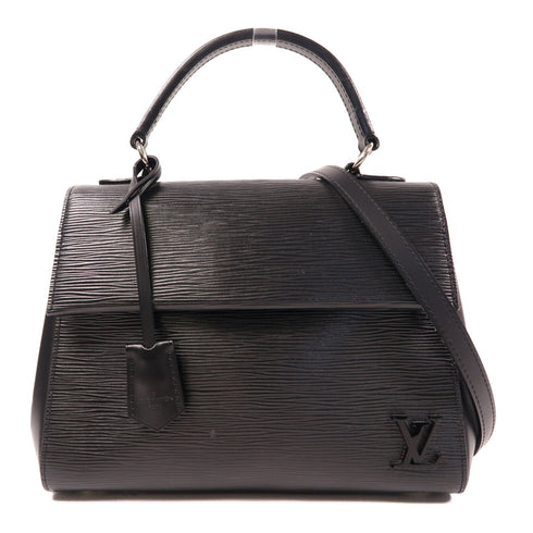 LOUIS VUITTON LV SHW Cluny BB 2 Way Bag M41312 Epi Black