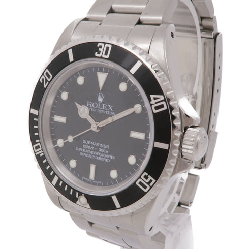 ROLEX Submariner Automatic Watch 14060 Stainless Steel Black