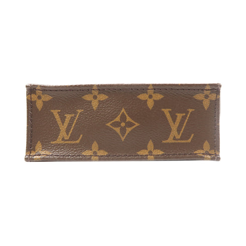 LOUIS VUITTON LV Petit Sac Plat 2 Way Shoulder Bag Handbag M69442 Monogram Brown v2
