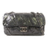CHANEL CC SHW Chain Shoulder Bag Leather Gray