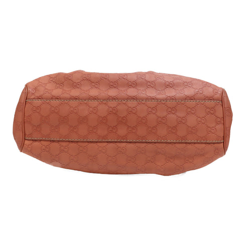 GUCCI GG GHW Tote Bag Shoulder Bag 211944 Leather Pink Orange