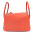 HERMES SHW Lindy 26 2 Way Shoulder Bag Handbag Clemence Leather Rouge Pivoine