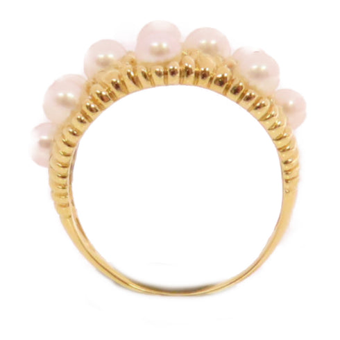 JEWELRY Pearl Ring US#6.75 18K Yellow Gold