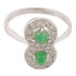 JEWELRY Jade Ring 18K White Gold US#6