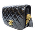 CHANEL Quilted CC Coco Mark Flap Shoulder Bag AS3402 Calfskin Leather Black