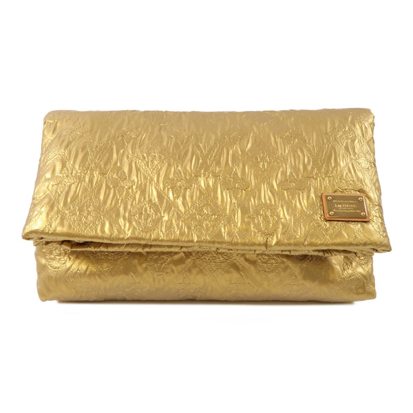 LOUIS VUITTON LV GHW Clutch Monogram Limelight Gold