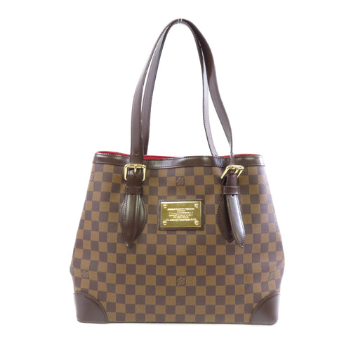 LOUIS VUITTON LV GHW Hampstead GM Shoulder Bag N51203 Damier Brown