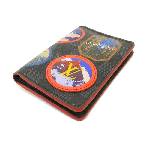 LOUIS VUITTON LV Card Case N60130 Damier Graphite Black