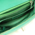 CHANEL CC GHW Chain Shoulder Bag Calfskin Leather Green v1