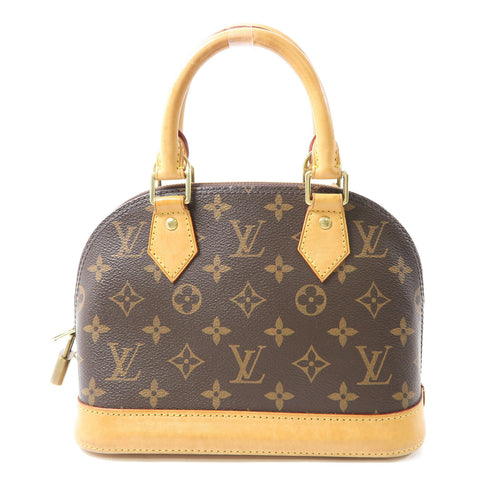 LOUIS VUITTON LV GHW Alma BB 2 Way Shoulder Bag Handbag 53152 Monogram Brown
