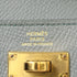 HERMES GHW Kelly Pocket Compact Epsom Leather Vert Amande/Green