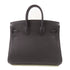 HERMES GHW Birkin 25 Handbag Togo Leather Noir Black