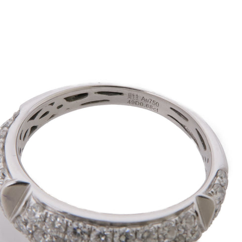 JEWELRY Diamond Ring 18K White Gold US#5.25